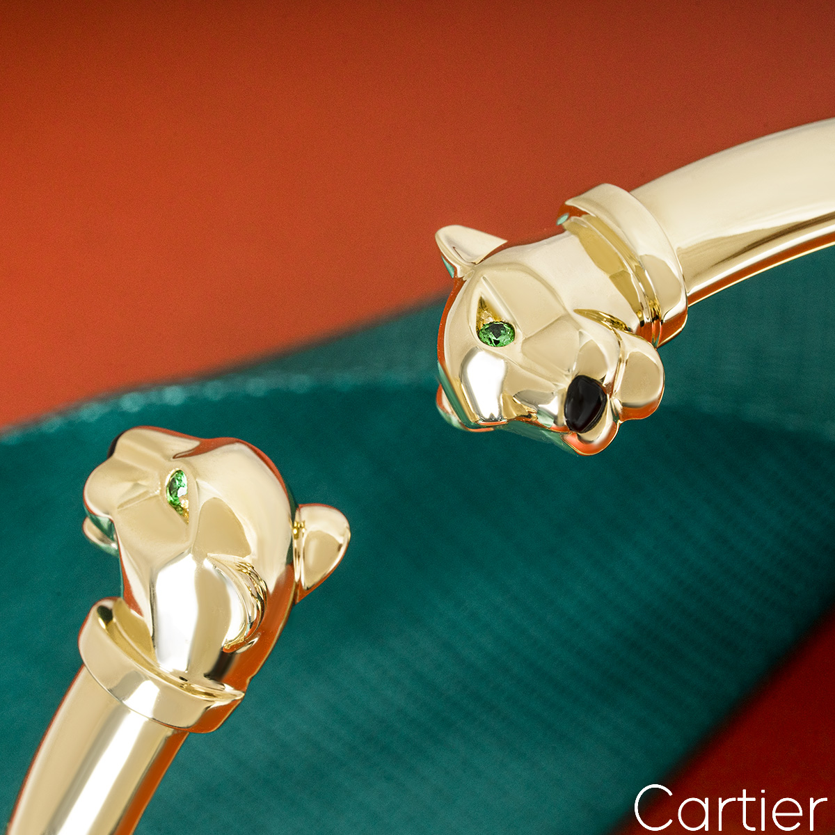 Cartier Yellow Gold Panthère de Cartier Bracelet Size 17 N6706117